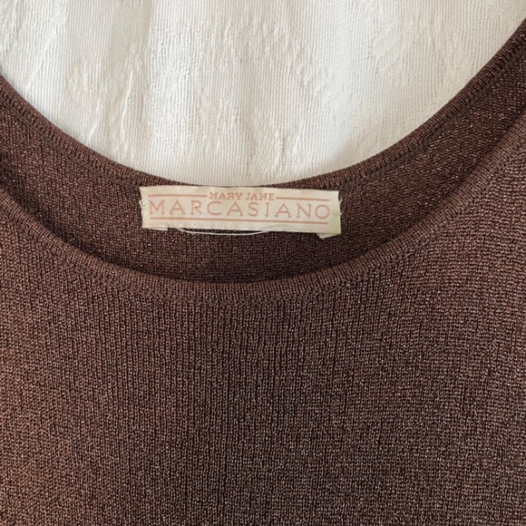 Mary Jane Marcasiano Sparkly Vintage Bodycon Dress - Picture 3 of 4